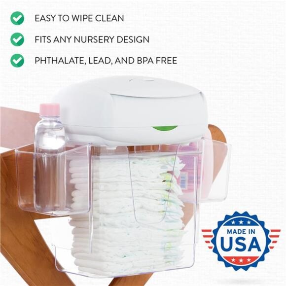 Hanging Baby Diaper Caddy Organizer Essential for Nursery – Diaper Depot - Picture 3 of 7